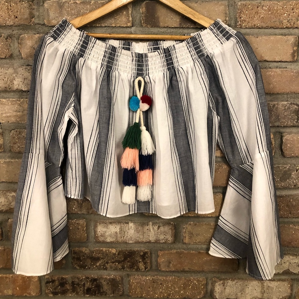 ANTHROPOLOGIE Playa Peasant Top by Lilka (NWT)